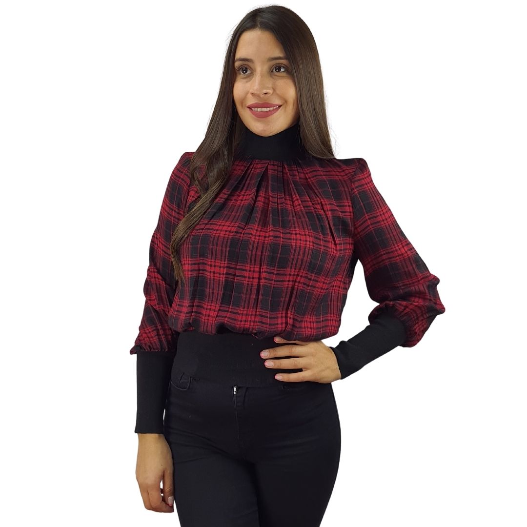 Blusa Vero Moda Rojo Style LESLEY JENNIFER L/S TOP(AL)