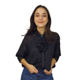 Blusa Vero Moda Negro Style JUNIPE 3/4 SHIRT SET(RN)
