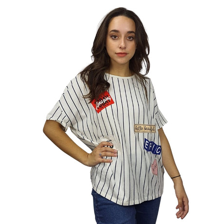 Polera Vero Moda Blanco  Style DONUTS S/S TOP(SD)