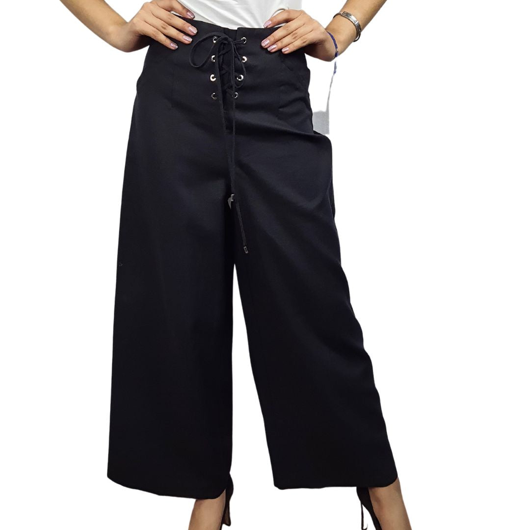 Pantalon Vero Moda Negro Style BREE KAREN 9/10 WIDE PANTS(NC)