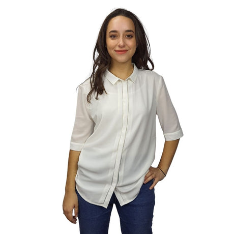 Camisa Vero Moda Blanco  Style GAMMA 1/2 SHIRT(VMC-SD)