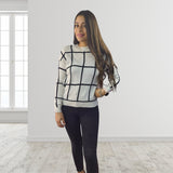 Sweater Vero Moda Blanco Style WEISS L/S KNIT(UM)