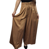 Pantalon Vero Moda Marron Claro Style ARIA SOFT 9/10 LOOSE PANTS(VMC-NC)