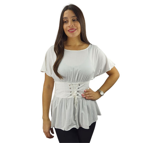 Blusa Vero Moda Blanco Style CHOICE INTER S/S TOP(NC)-OR