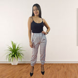 Pantalon Vero Moda Gris Claro Style RABEL 9/10 CARROT PANTS(FL)
