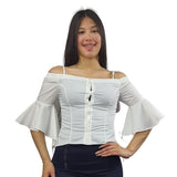 Blusa Vero Moda Blanco Style LOVE 1/2 SHIRT(HH)