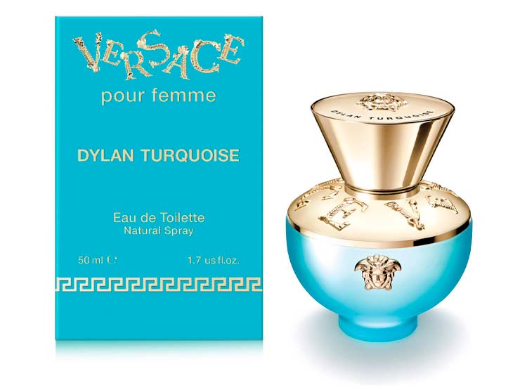 Dylan Turquoise Pour Femme Versace Edt 50Ml Mujer
