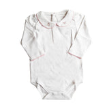 Body Babycottons C/BB ML WLD-winter walk Blanco Rosa