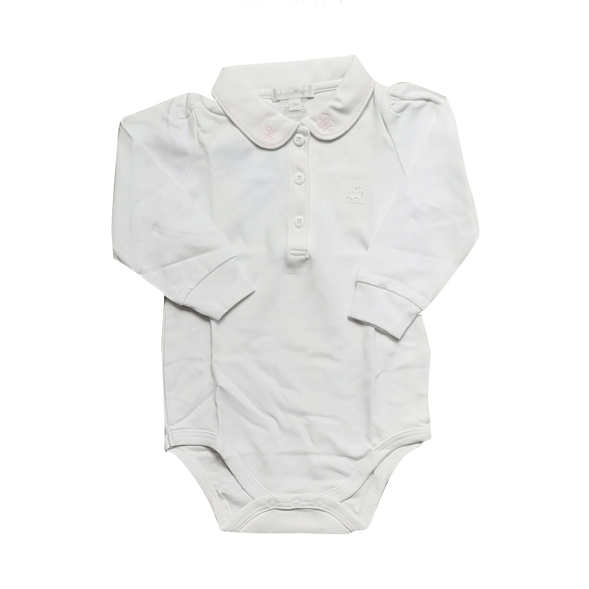 Body Babycottons C/BB ML Owen&Amy Bco-Rosa