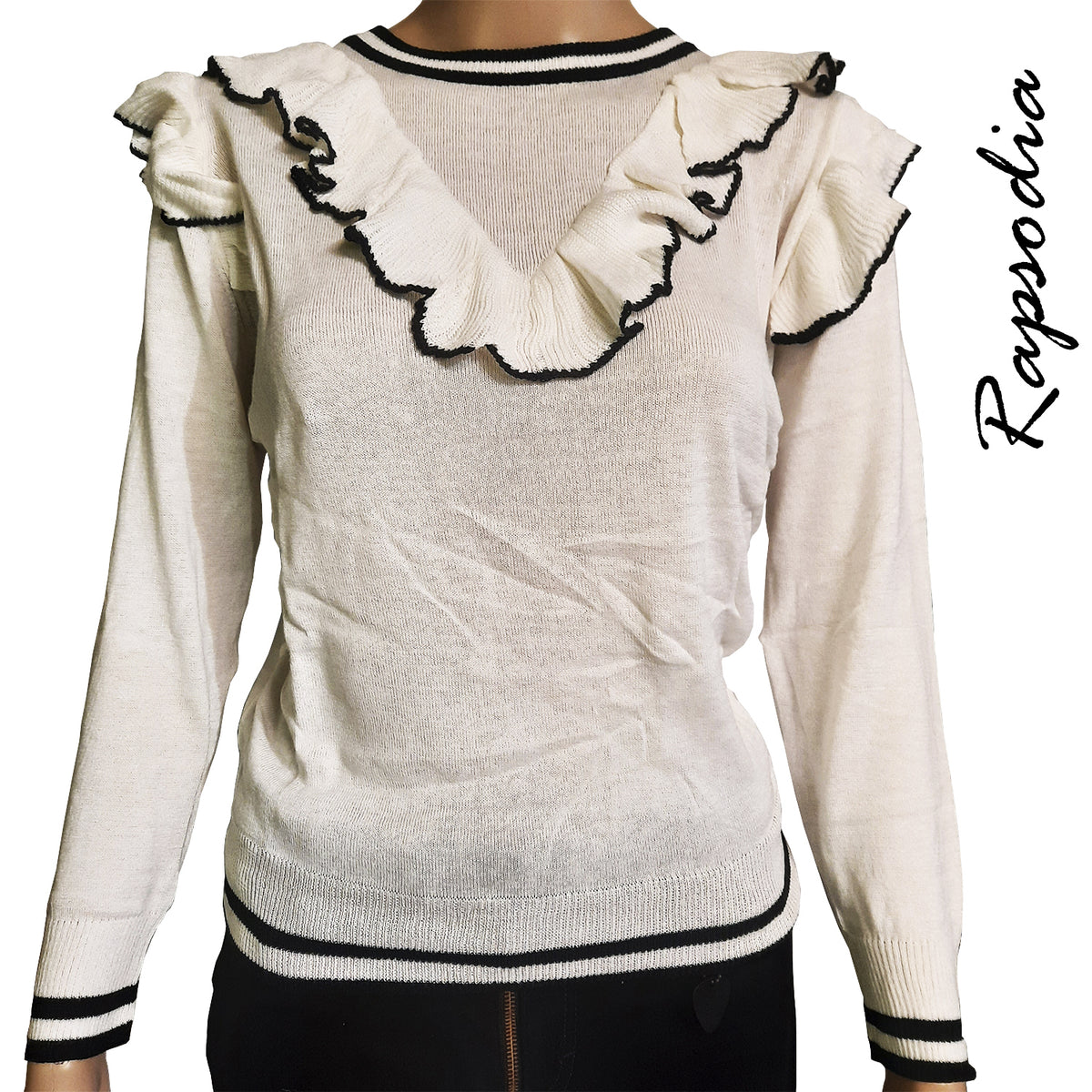 Sweater Rapsodia Voladin Blanco