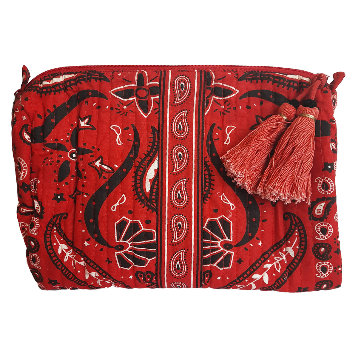 Cosmetiquero Rapsodia Grande Bandana Rojo