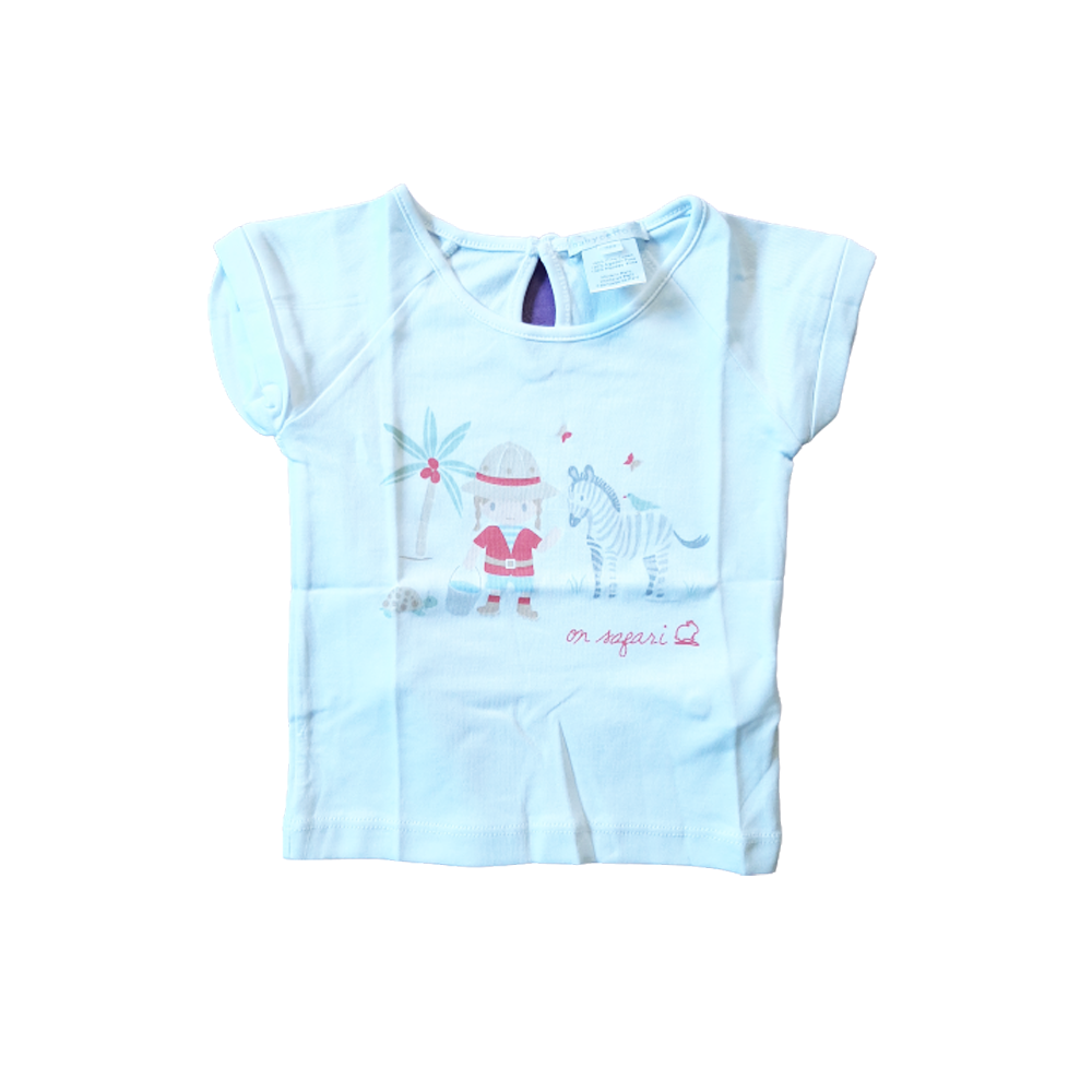 Camiseta  Babycottons T-Shirt Mc On Safari
