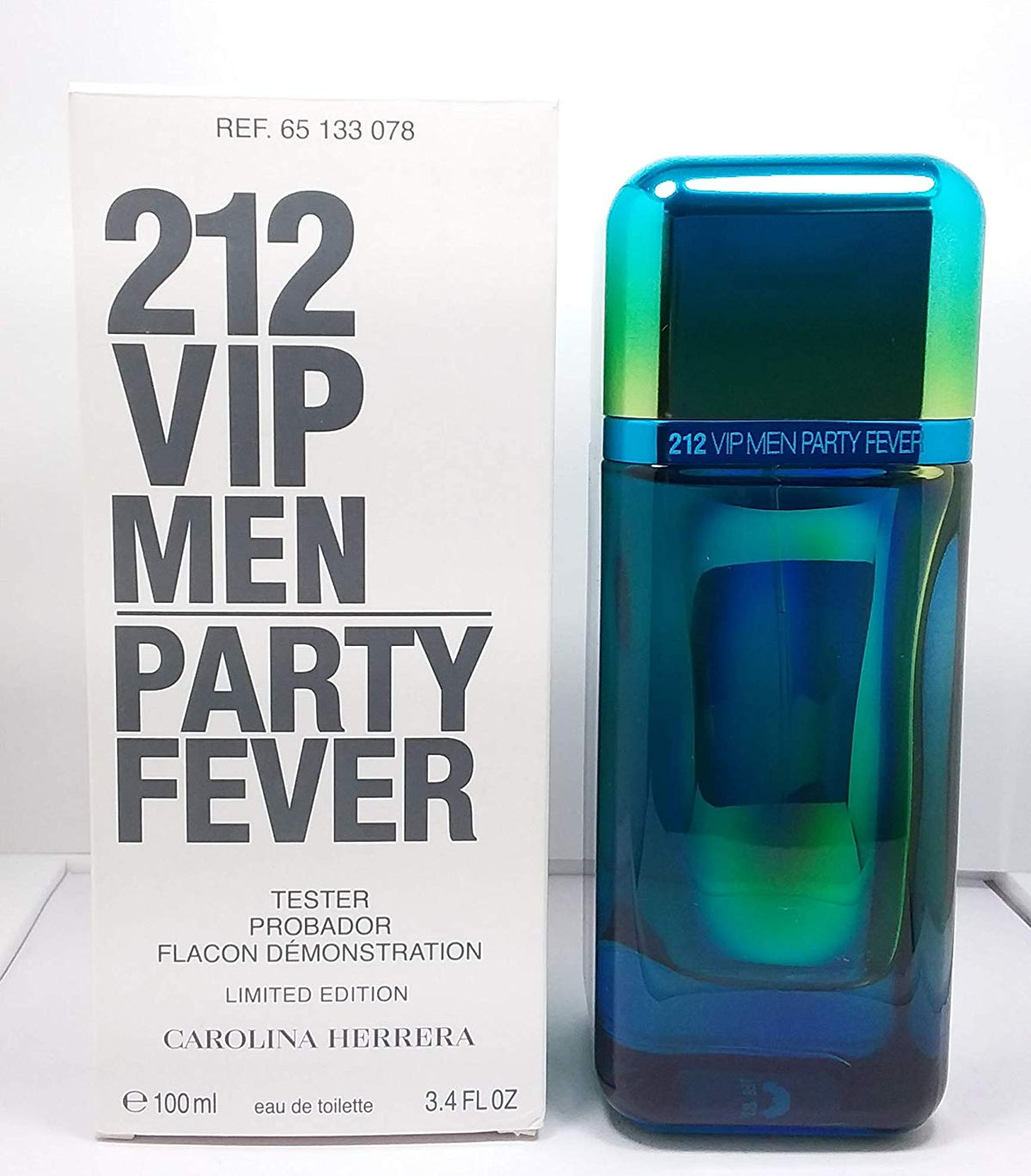 212 Vip Men Party Fever TESTER 100ML EDT Hombre Carolina Herrera
