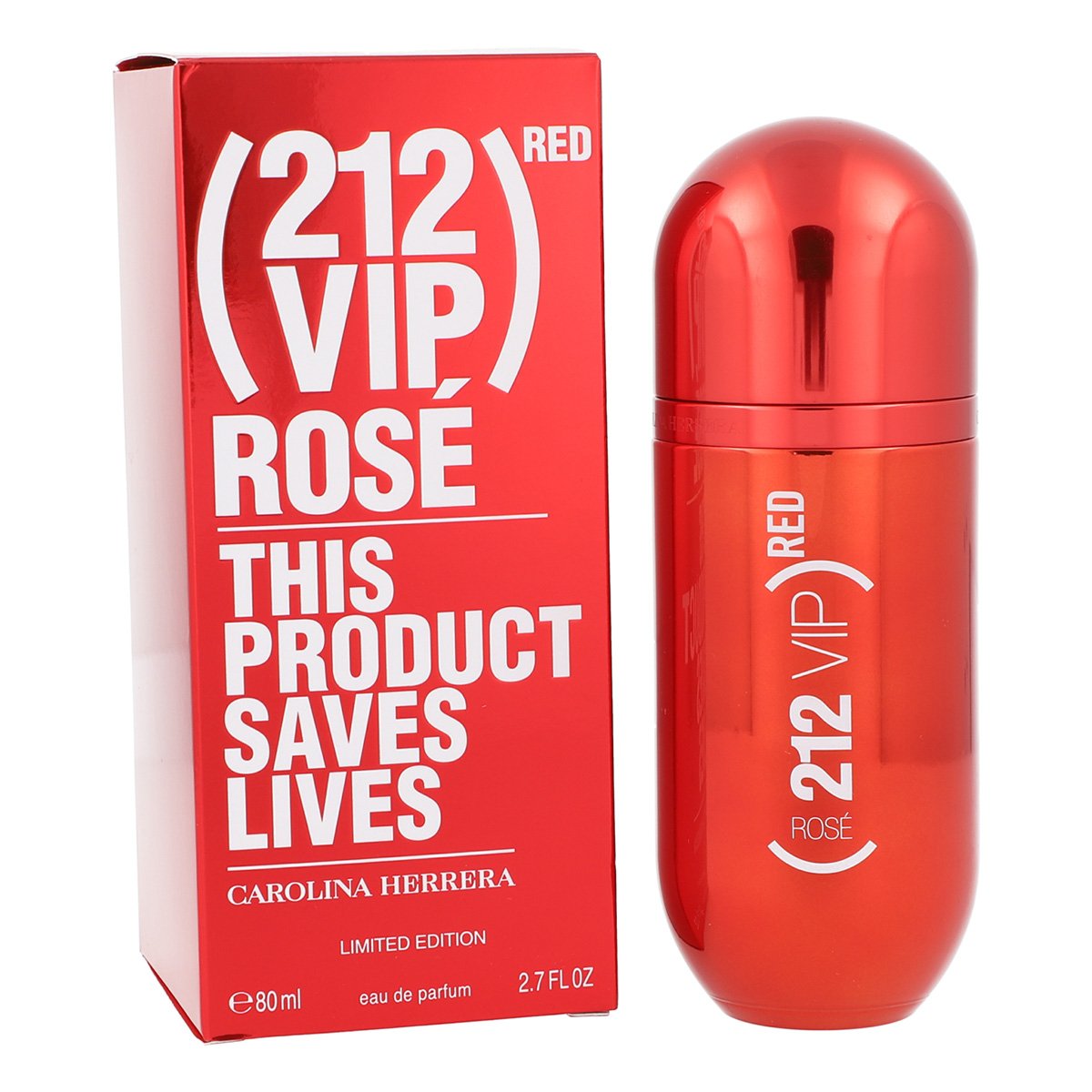 212 Vip Rose Red Limited Edition Edp 80ml Mujer Carolina Herrera