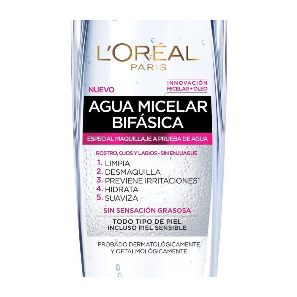 Agua Micelar Maquillaje Waterproof Hidra-Total 5 400 ml