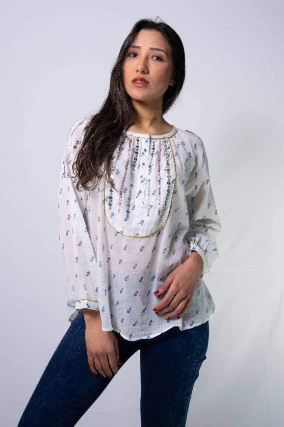 Blusa Rapsodia Sane Crudo