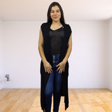 Tapado Vero Moda Negro Style JOEY S/S KNIT(VMC-SD)