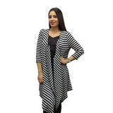 Tapado Vero Moda Negro Style NANA 3/4 LONG OPEN CARDIGAN(NL)