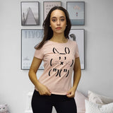 Polera Vero moda Rosado  Style SMILE S/S TOP(MP)