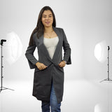 Blazer Vero Moda Gris Style CAROLA L/S BLAZER(EL)