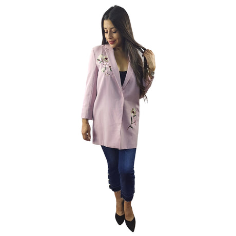 Blazer Vero Moda Rosa Vieja Style FLOWER 7/8 BLAZER(VMC-NN)