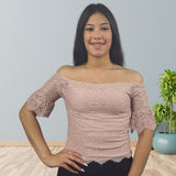 Blusa Vero Moda Rosa Vieja Style REESE 1/2 JERSEY TOP(VMC-HH)