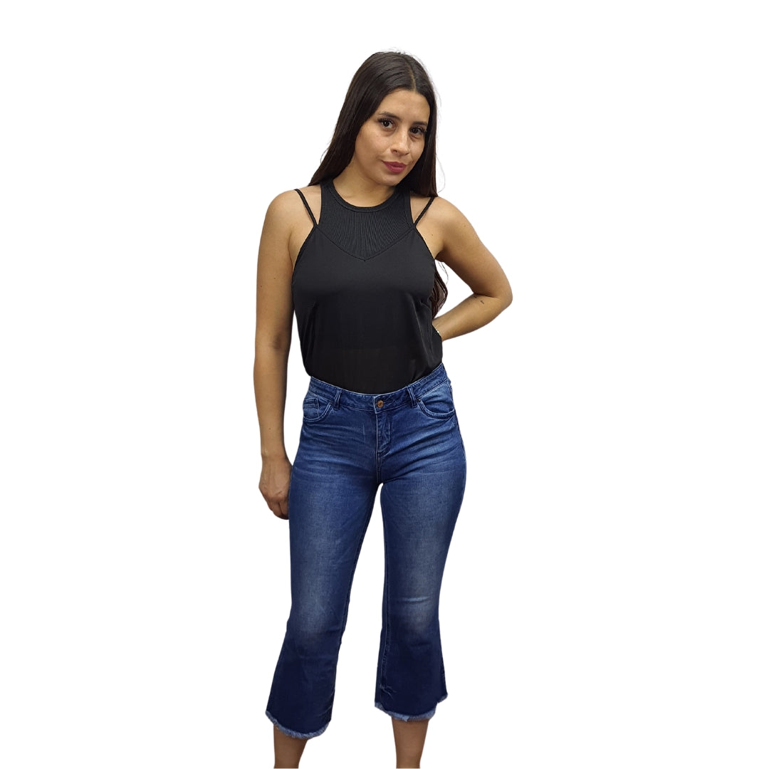Jeans Vero Moda Azul Claro Style FLOWER 7/8 SB JEANS(HH)