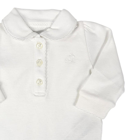 Body Babycottons C/SS ML Pima Blanco