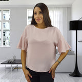 Blusa  Vero Moda Rosa Vieja  Style RAINY 1/2 WOVEN TOP(VMC-NN)