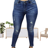 Jeans Vero Moda Azul Claro Style EAGER 9/10 X-SLIM JEANS(RN)