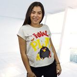 Polera Vero Moda Blanco Style EC ANGRY BIRD SUNSHINE S/S TOP(MP)