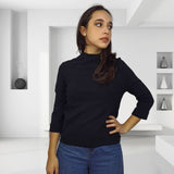 Blusa Vero Moda Negro Style CLOUD 3/4 KNIT(VMC-NL)