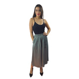 Pescador Vero Moda Verde Style JULY SOFT 7/8 WIDE PANTS(HH)