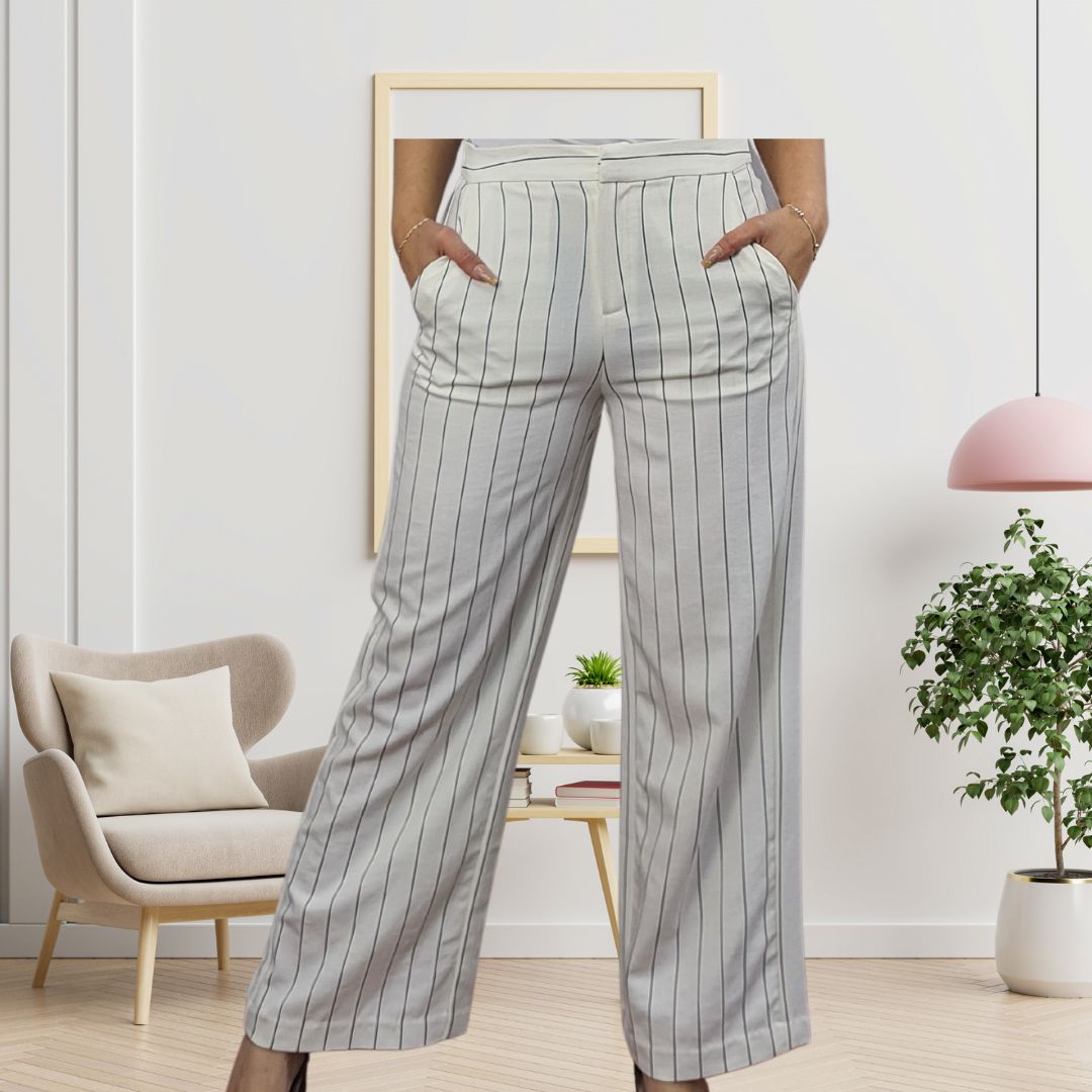 Pantalon Vero Moda Blanco Style LOUISE STRAIGHT PANTS(NC)