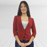 Blazer Vero Moda Burdeo Style AMANDA 3/4 BLAZER(VMC-NN)