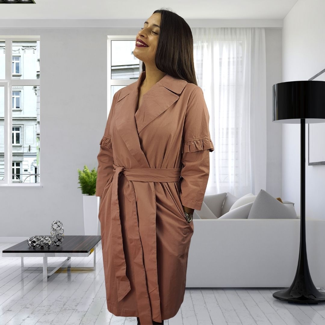 Blazer Vero Moda Rosa Vieja  Style MOUSSY L/S COAT(NR)