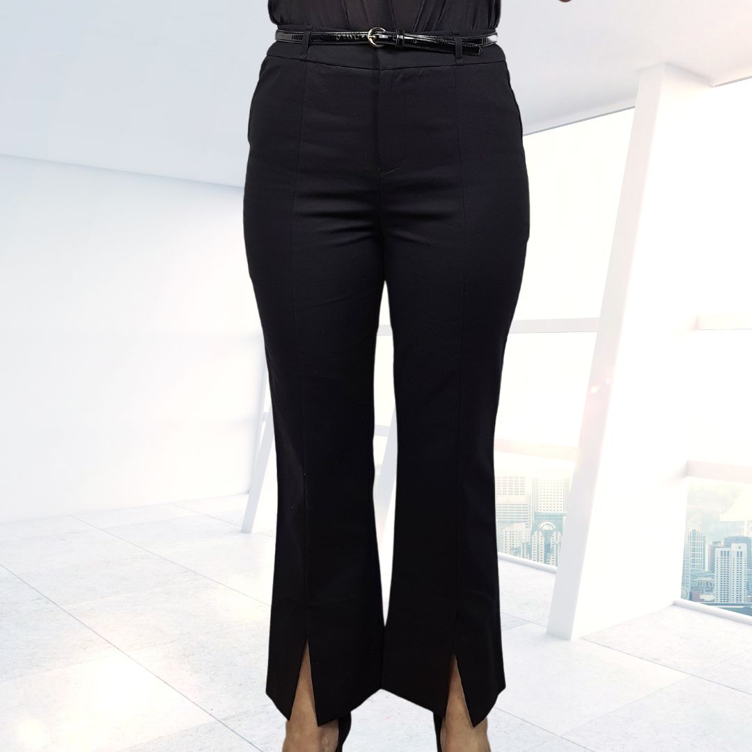 Pantalon Vero Moda Negro Style DOMA 9/10 SB PANTS(CR)