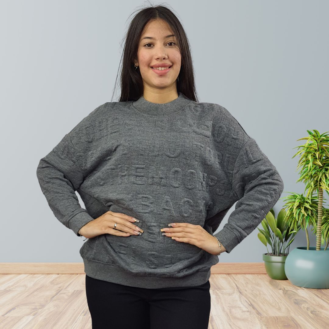 Sweater Vero Moda Gris Style KAY SWEAT(MW-CT-2)