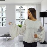 Blusa Vero Moda Blanca Style DOLCE LACE L/S TOP(NR)