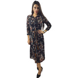 Vestido Vero Moda Negro Style LOGRONO 3/4 LONG SHIRT SET(VMC-NN)