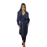 Blazer Vero Moda Azul Oscuro Style MAXINE 3/4 GS LEATHER COAT(NC)