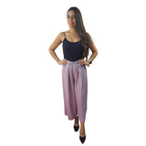 Pantalon Vero Moda Morado Claro Style QUINN 7/8 WIDE PANTS(VMC-NC)