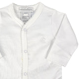 Body Babycottons Uni ML Logo Blanco