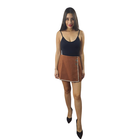 Short Vero Moda Marron Style INLET SKIRT SHORTS(UR)