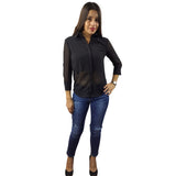 Blusa Vero Moda Negro Style TORY 3/4 SHIRT(VMC-RN)