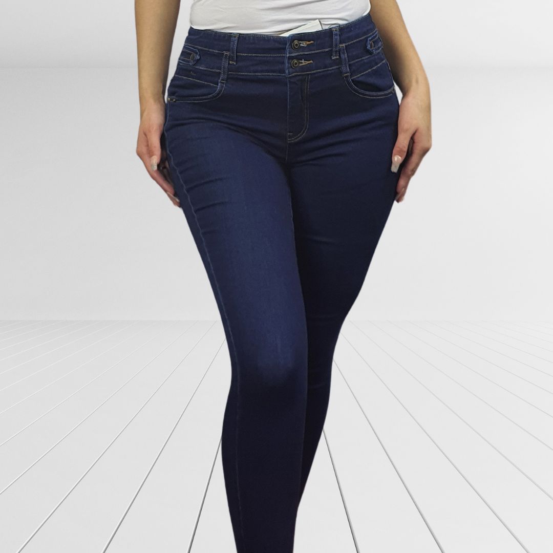 Jeans Vero Moda Azul Style SAKE MW X-SLIM JEANS(BT)