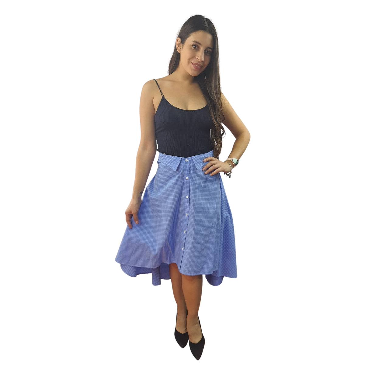 Falda Vero Moda Azul Style MOLLY SKIRT(FL)