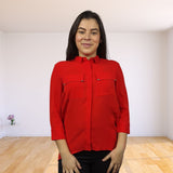 Blusa Vero Moda Rojo Style LINE 3/4 SHIRT(MW-EC-2)