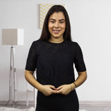 Blusa Vero Moda Negro Style EDIT S/S JERSEY TOP(VMC-TP-ET-2)