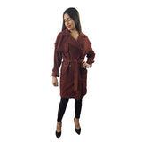 Blazer Vero Moda Marron Style AMMA GS LEATHER COAT(VMC-NR)